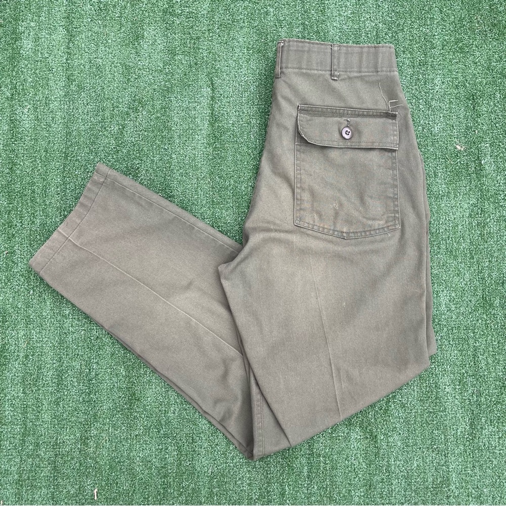Vintage OG-507 Pants Men’s Size 36 x 31 Military Utility Green Cotton Blend